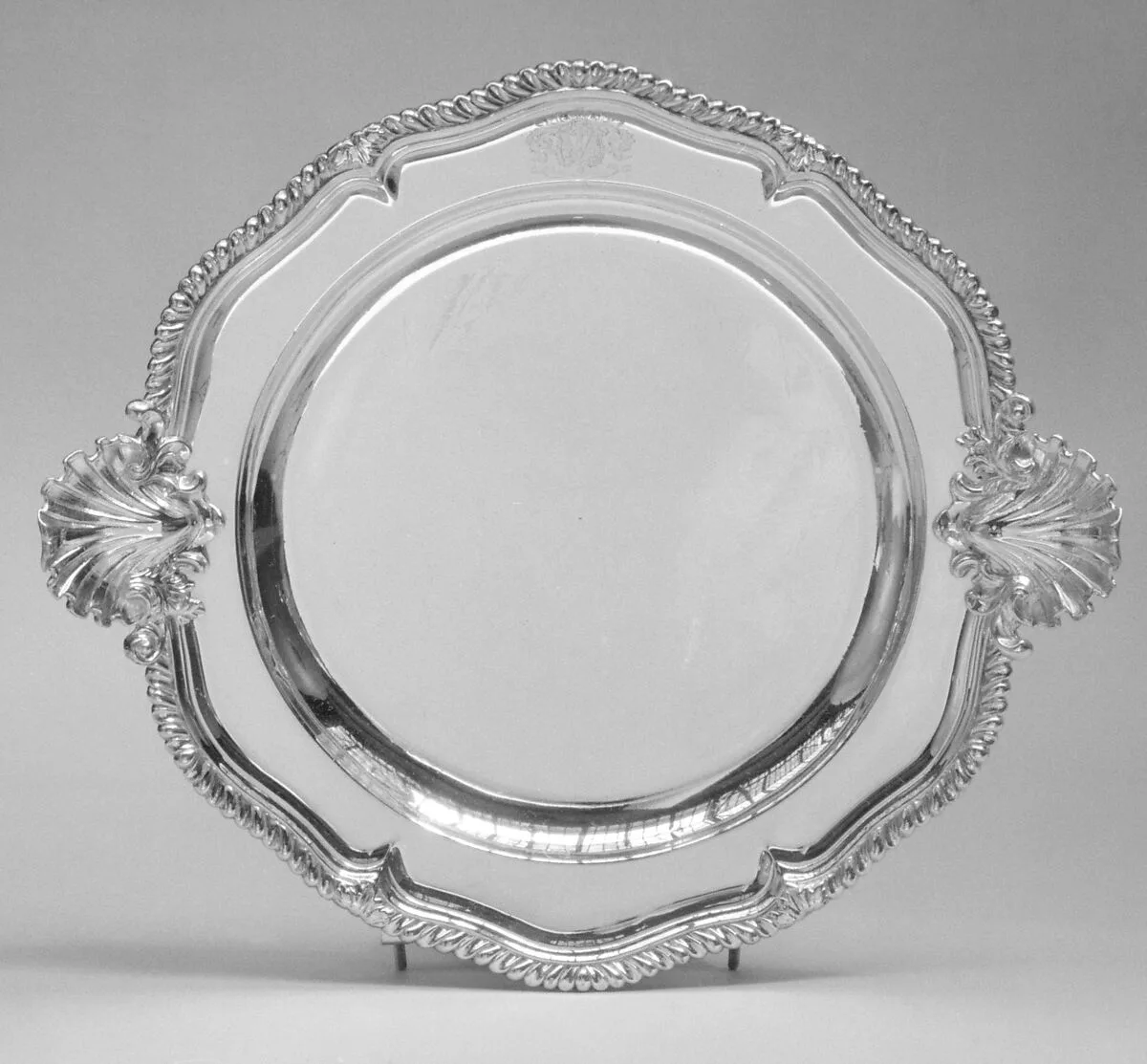 Dish (one of a graduated set of seven) — Paul de Lamerie