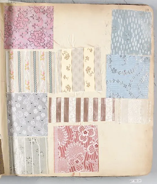 Textile Sample Book — Unknown