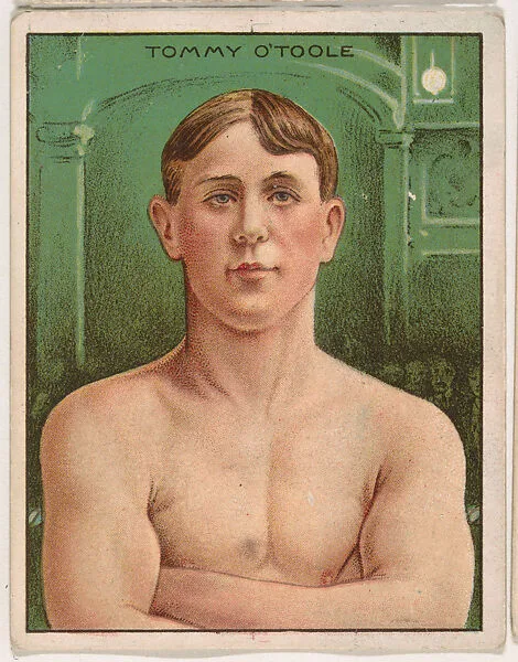 Tommy O'Toole, from the Champion Pugilists series (T219), issued by Mecca and Hassan Cigarettes — Mecca Cigarettes|Hassan Cigarettes