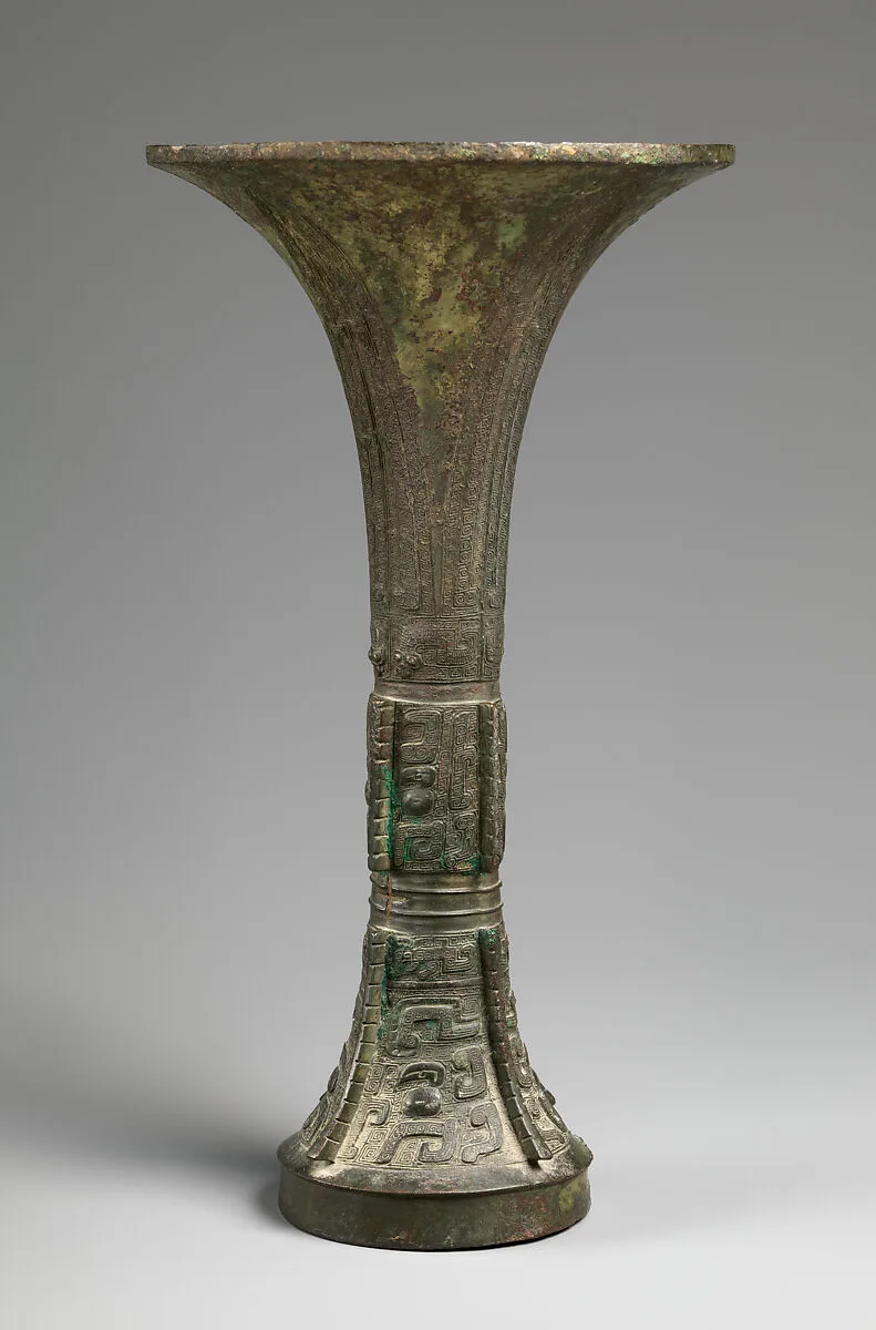 商 青銅觚|Wine beaker (Gu) — Unknown