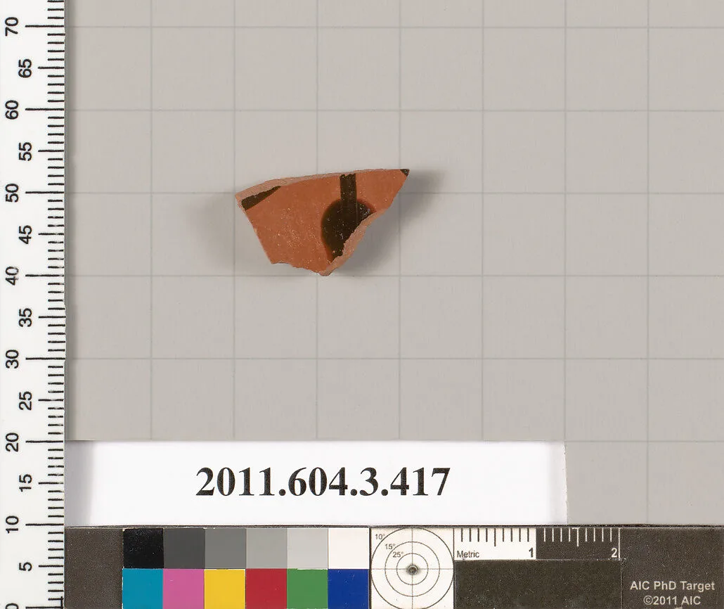 Terracotta fragment of a neck-amphora (jar) — Unknown