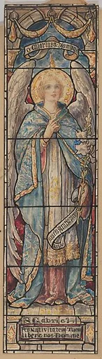 St. Gabriel: Design for a Stained Glass Window