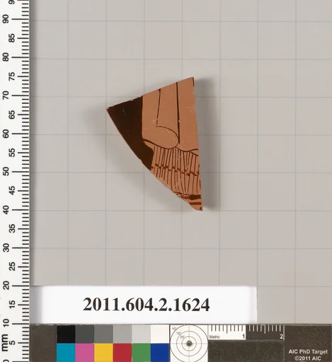 Terracotta fragment of a skyphos (deep drinking cup)