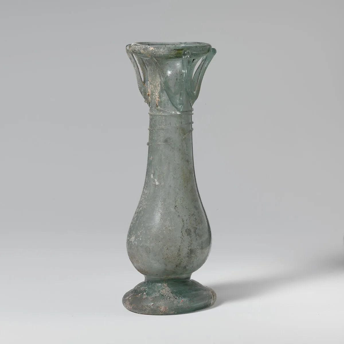 Glass cosmetic flask (kohl tube) — Unknown
