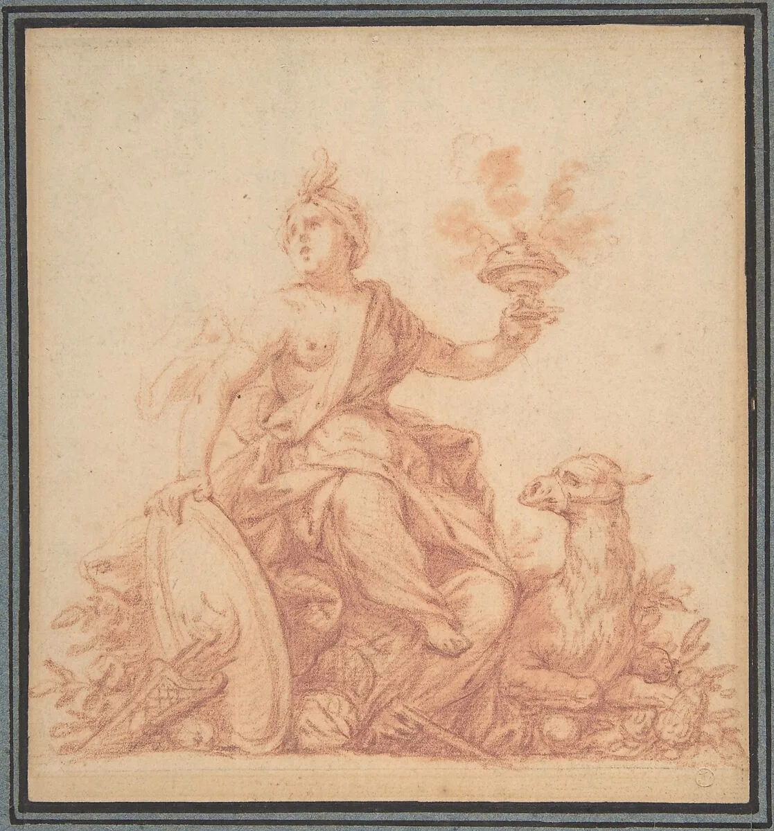 Allegory of Asia, from the Four Continents — Anonymous, French, 18th century