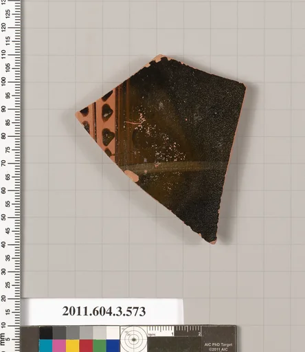 Terracotta fragment of a column-krater (bowl for mixing wine and water)