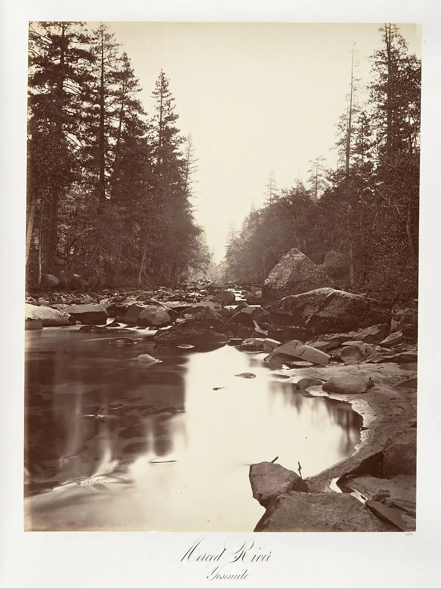 Merced River, Yosemite — Carleton E. Watkins