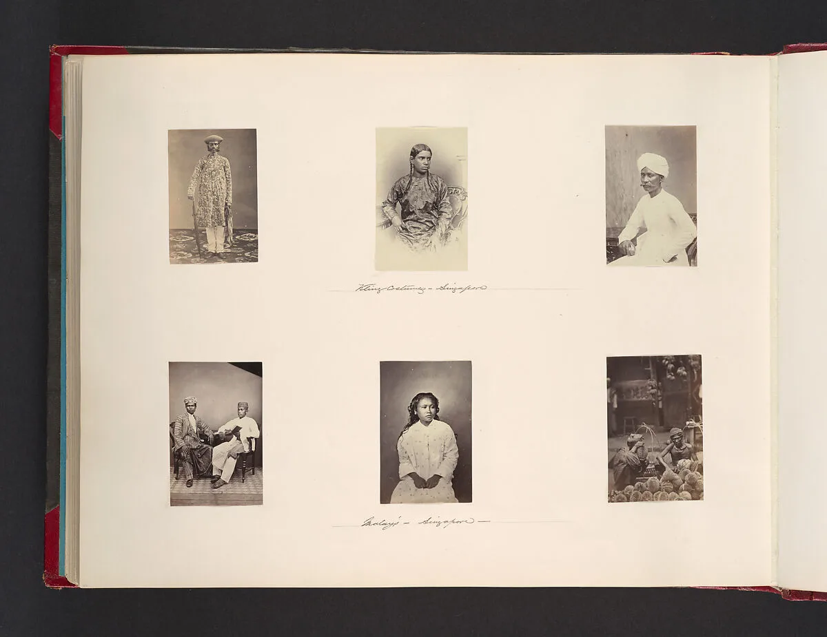 Kling Costumes, Malays, Singapore — John Thomson