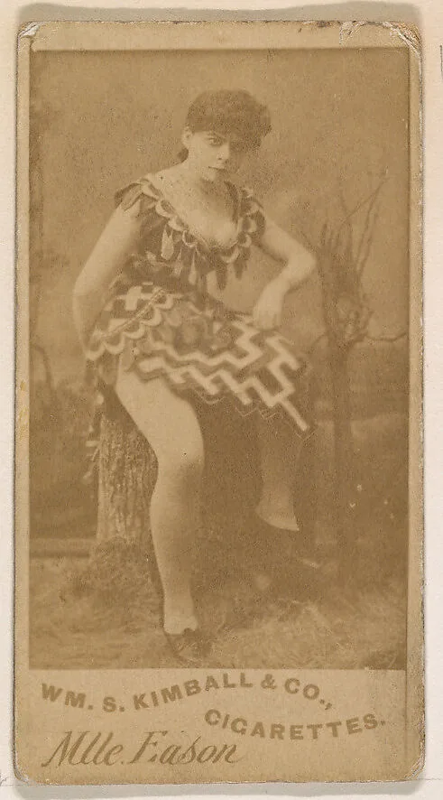 Mlle. Eason, from the Actresses series (N203) issued by Wm. S. Kimball & Co. — William S. Kimball & Company