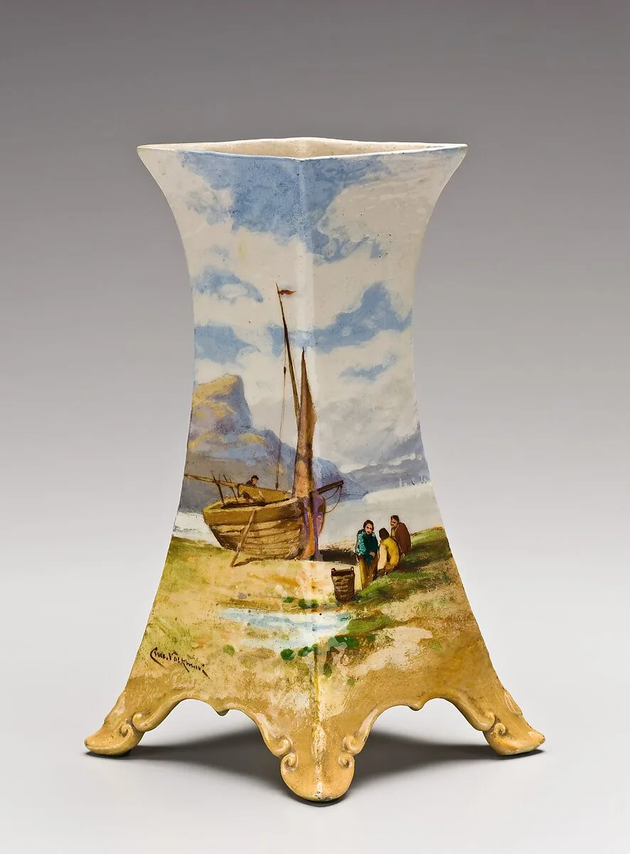 Vase — Charles Volkmar|Edouard Gilles Pottery