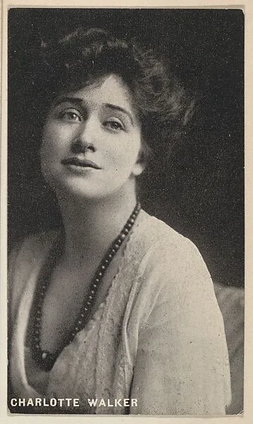 Charlotte Walker, from the Black and White Movie Stars series (D1), issued by the E. H. Koester Baking Company — E. H. Koester Baking Company, Baltimore