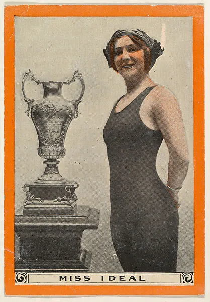 Miss Ideal, No. 20, from the Champion Women Swimmers series (T221), issued by Pan Handle Scrap — Pan Handle Scrap Company