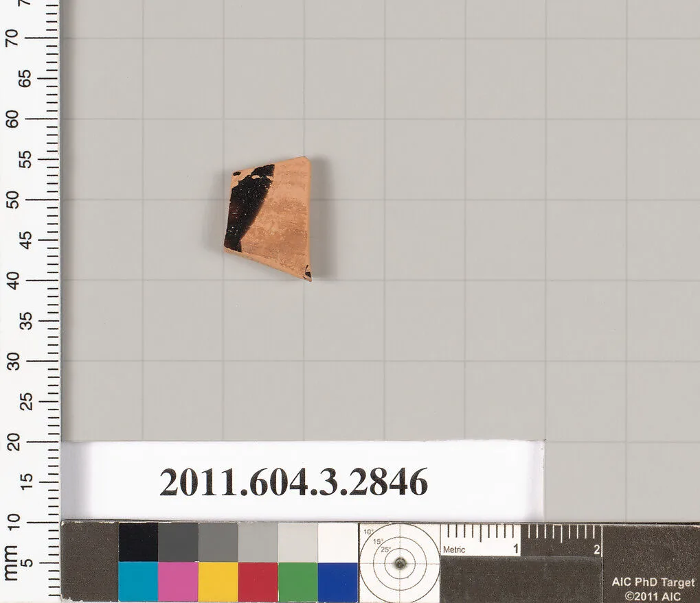 Terracotta fragment of a closed shape — Unknown