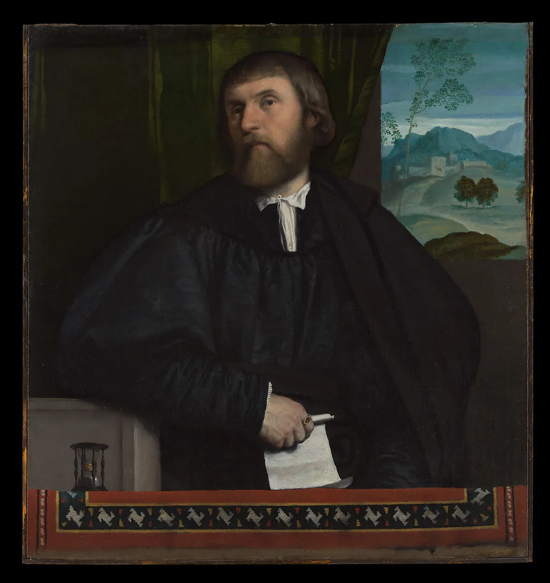 Portrait of a Man — Moretto da Brescia (Alessandro Bonvicino)