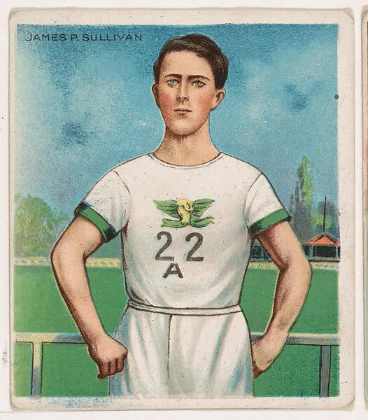 James P. Sullivan, Track and Field, from Mecca & Hassan Champion Athlete and Prize Fighter collection, 1910 — Mecca Cigarettes