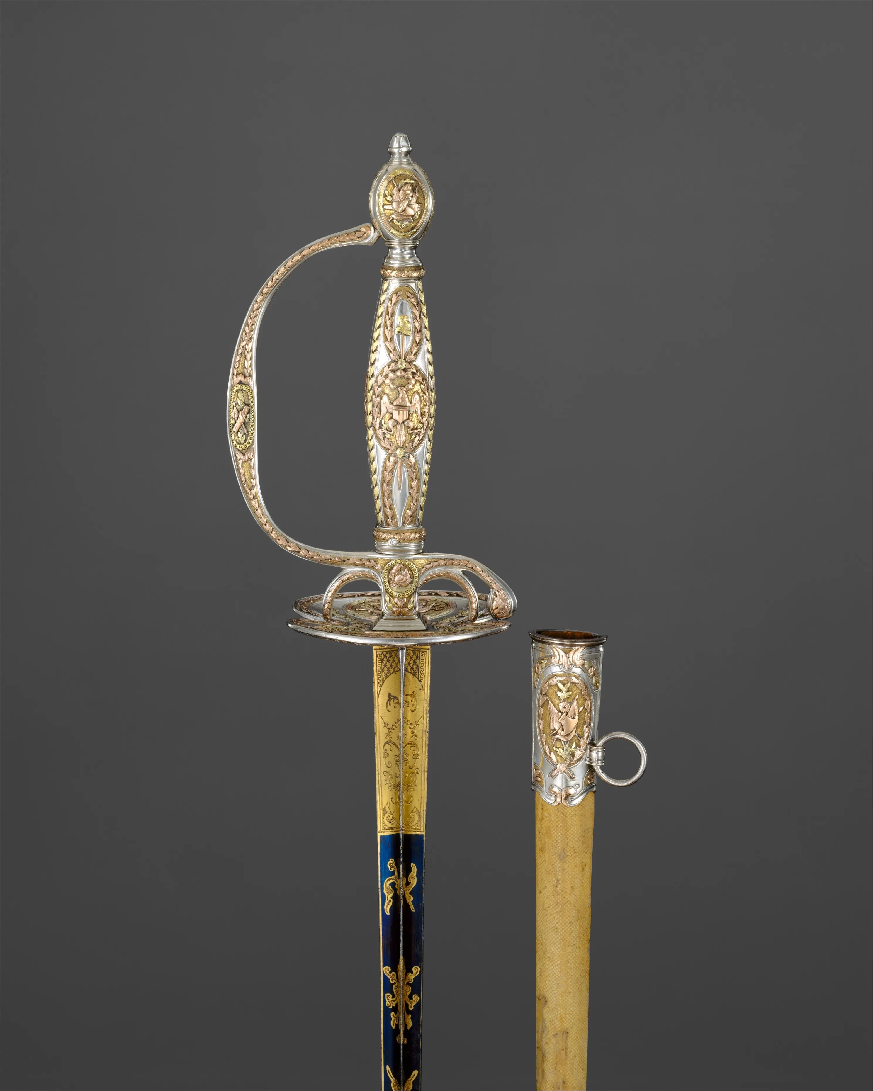 Congressional Presentation Sword with Scabbard of Colonel Marinus Willett (1740–1830) — C. Liger