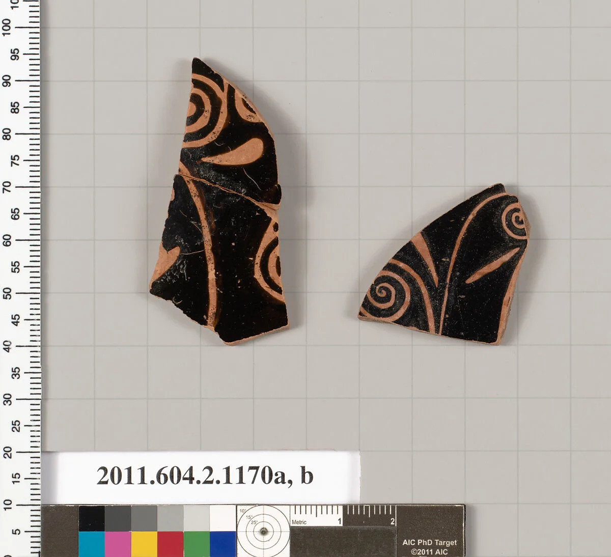 Terracotta fragments of skyphoi (deep drinking cups)? — Unknown