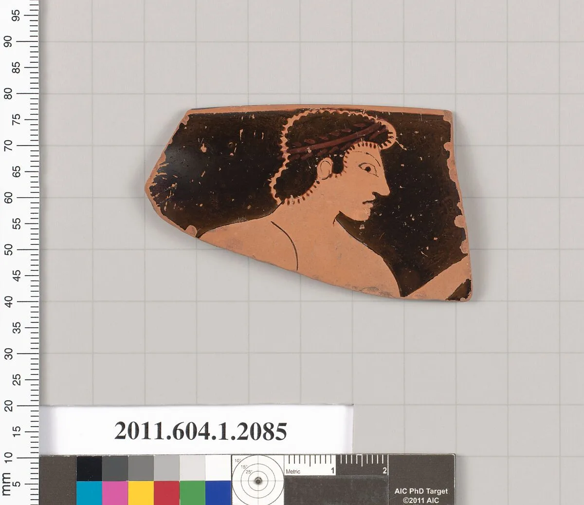 Terracotta rim fragment of a kylix (drinking cup) — Unknown