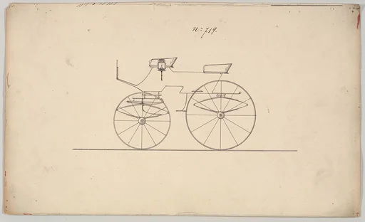 Design for 4 seat Phaeton, no top, no. 719