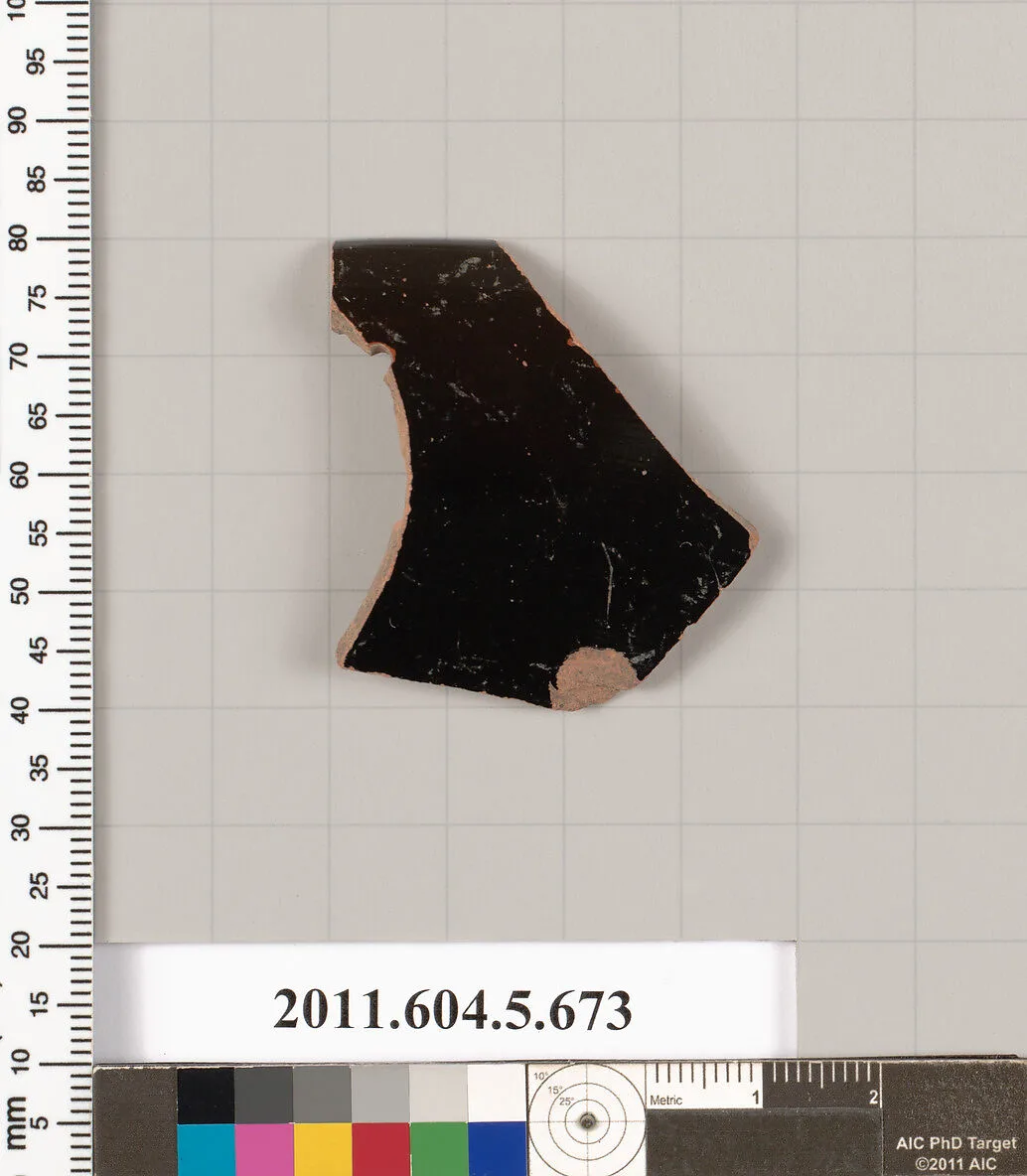 Terracotta rim fragment of a kylix (drinking cup) — Unknown