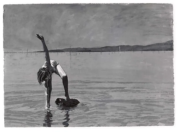 Bather (Ostrich) — Graham Nickson
