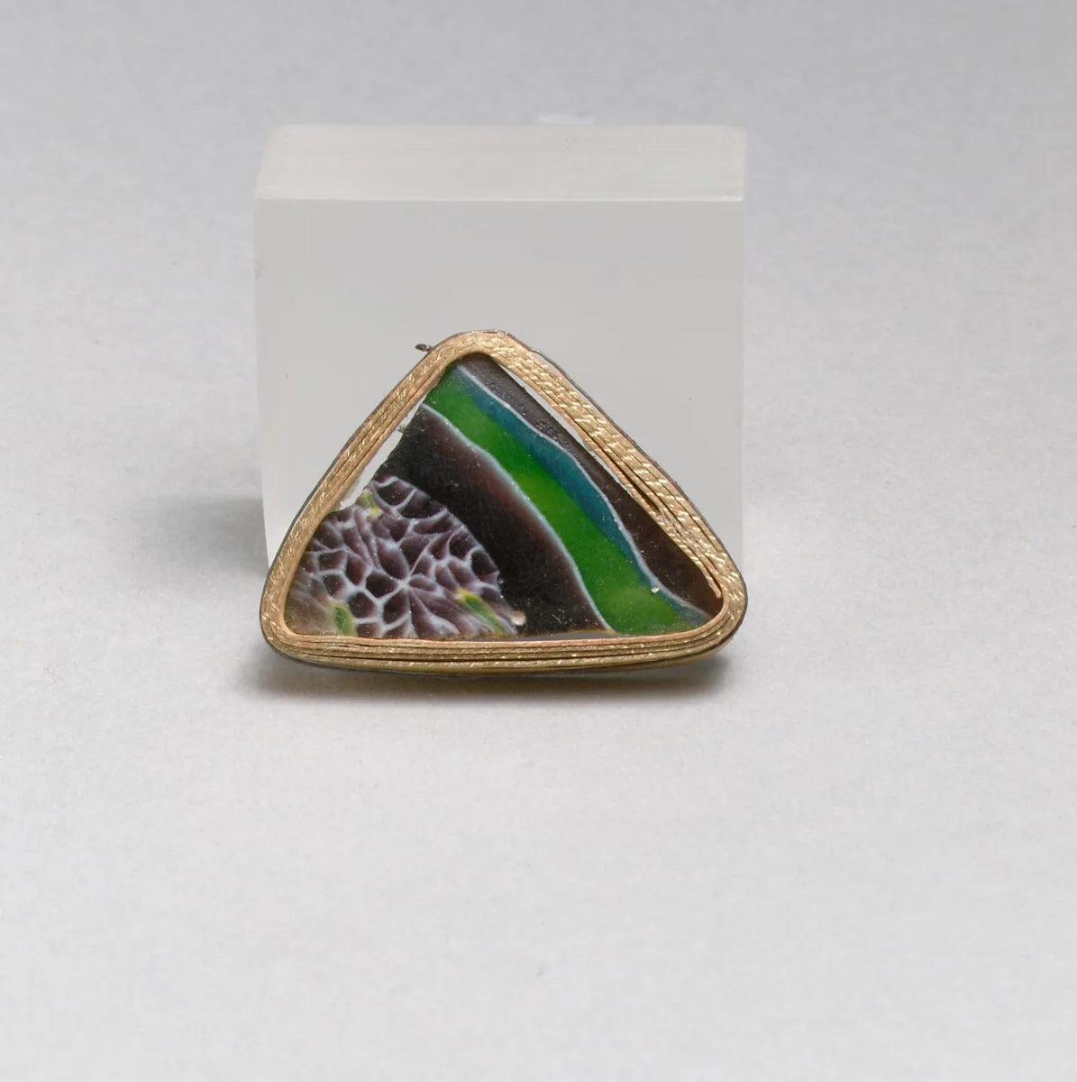 Glass mosaic bowl fragment — Unknown