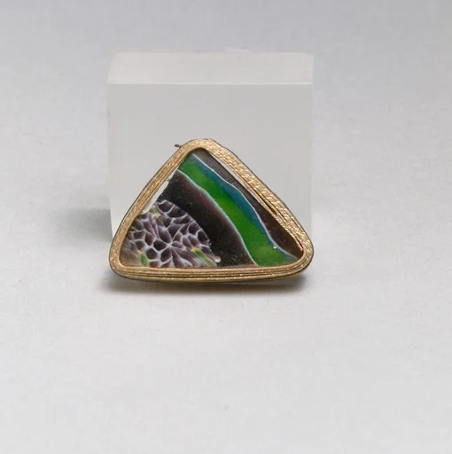 Glass mosaic bowl fragment
