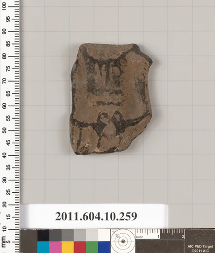 Terracotta fragment of a handle