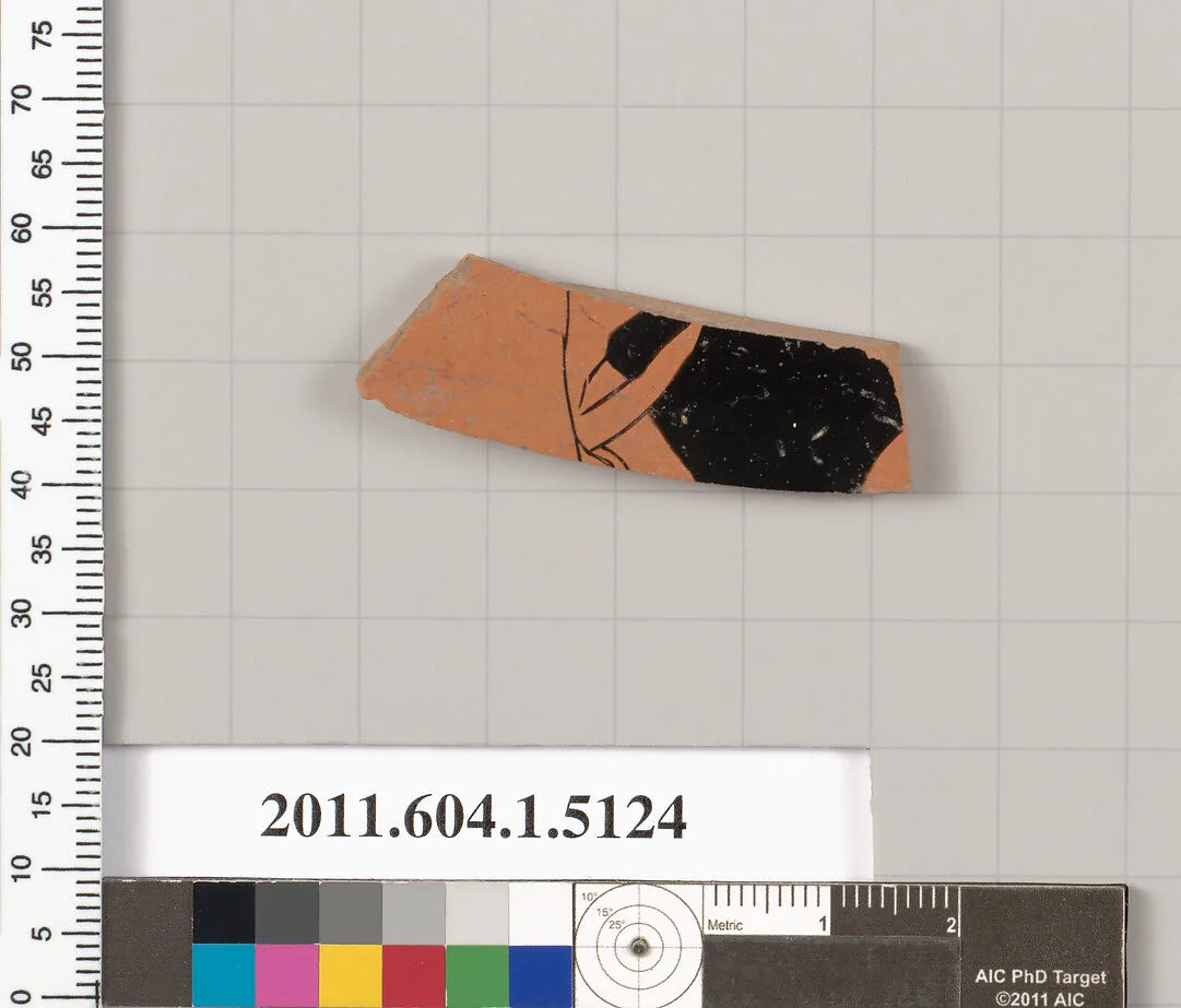 Terracotta fragment of a kylix (drinking cup) — Unknown