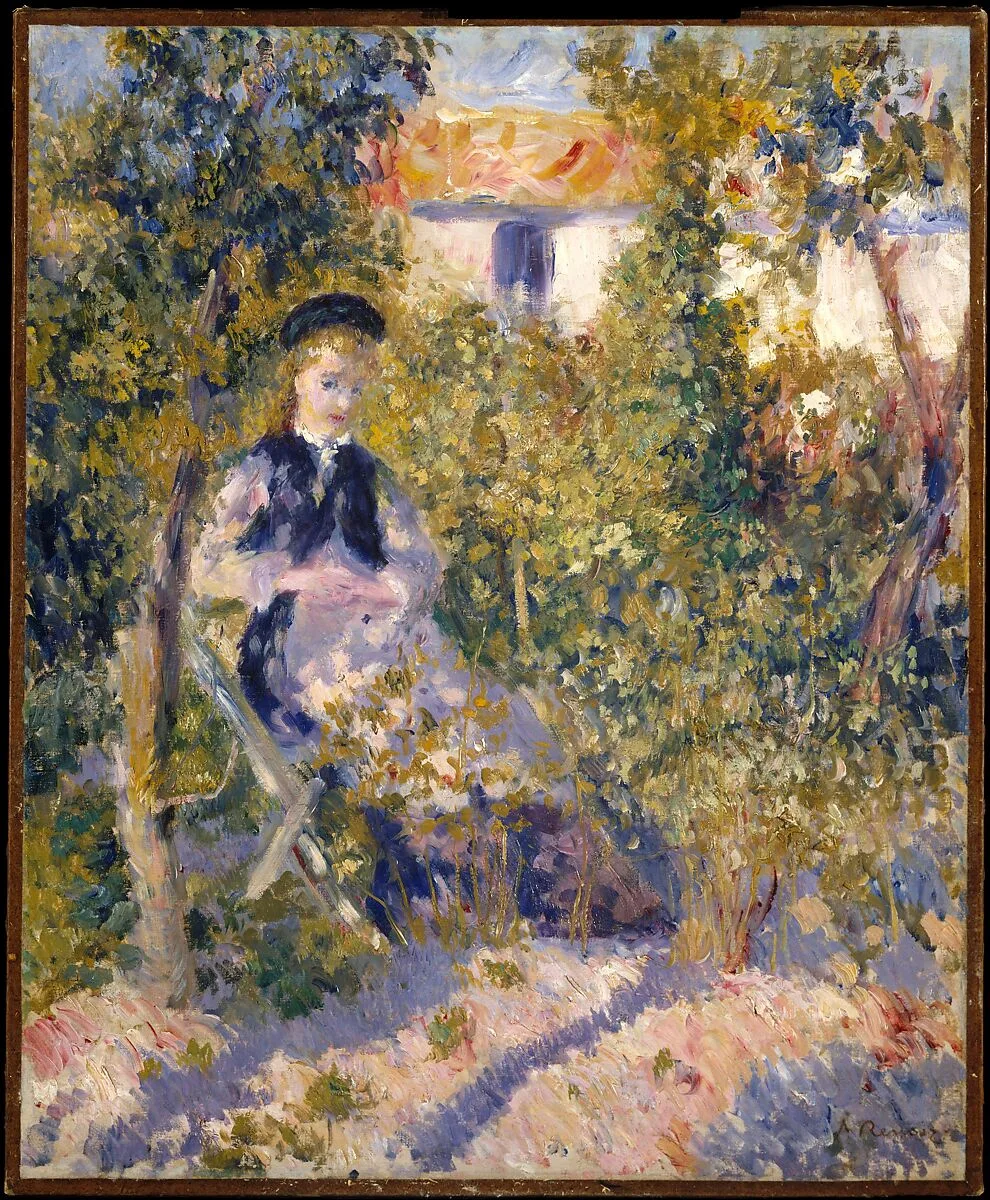 Nini in the Garden (Nini Lopez) — Auguste Renoir