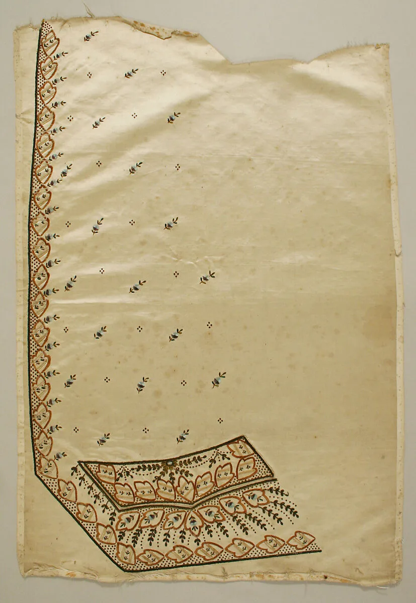Waistcoat panels — Unknown