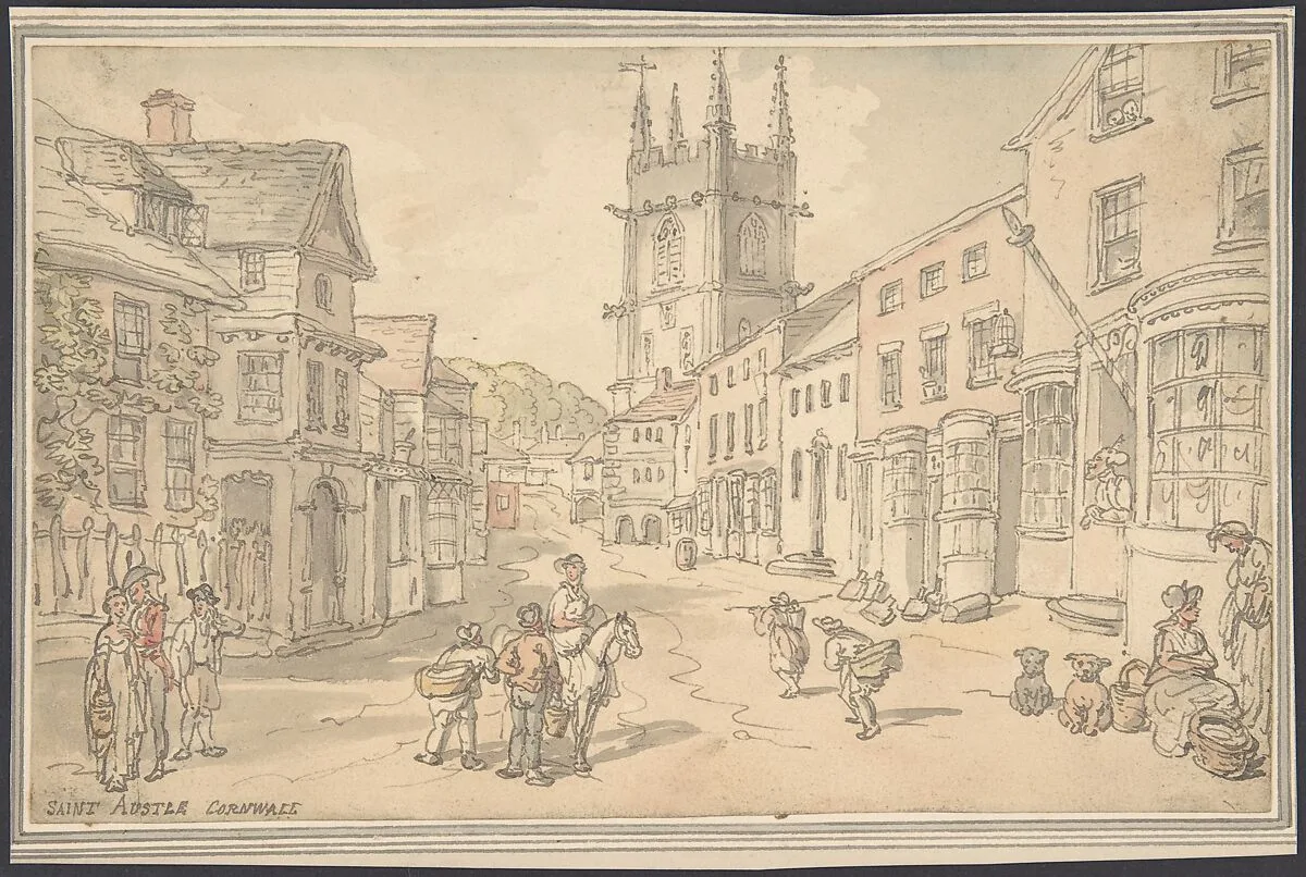 St. Austle, Cornwall — Thomas Rowlandson