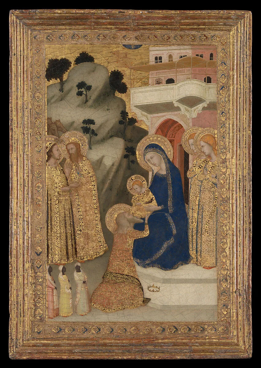 The Adoration of the Magi — Italian, Neapolitan Follower of Giotto
