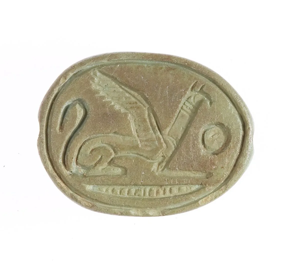 Scarab with seated griffin — Unknown
