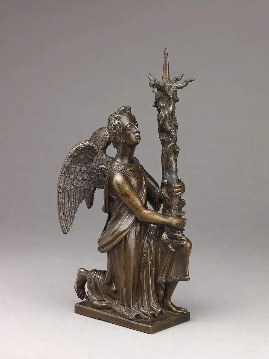 Candlestick in the Form of a Kneeling Angel — Giambologna