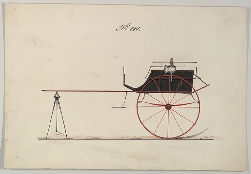 Design for Tandem Cart, no. 886