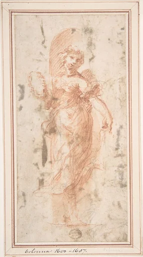Allegorical Figure with Wreath