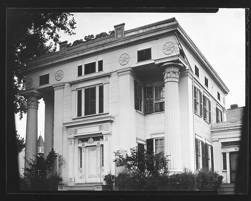 [Greek Revival House with Massive Corinthian Columns]