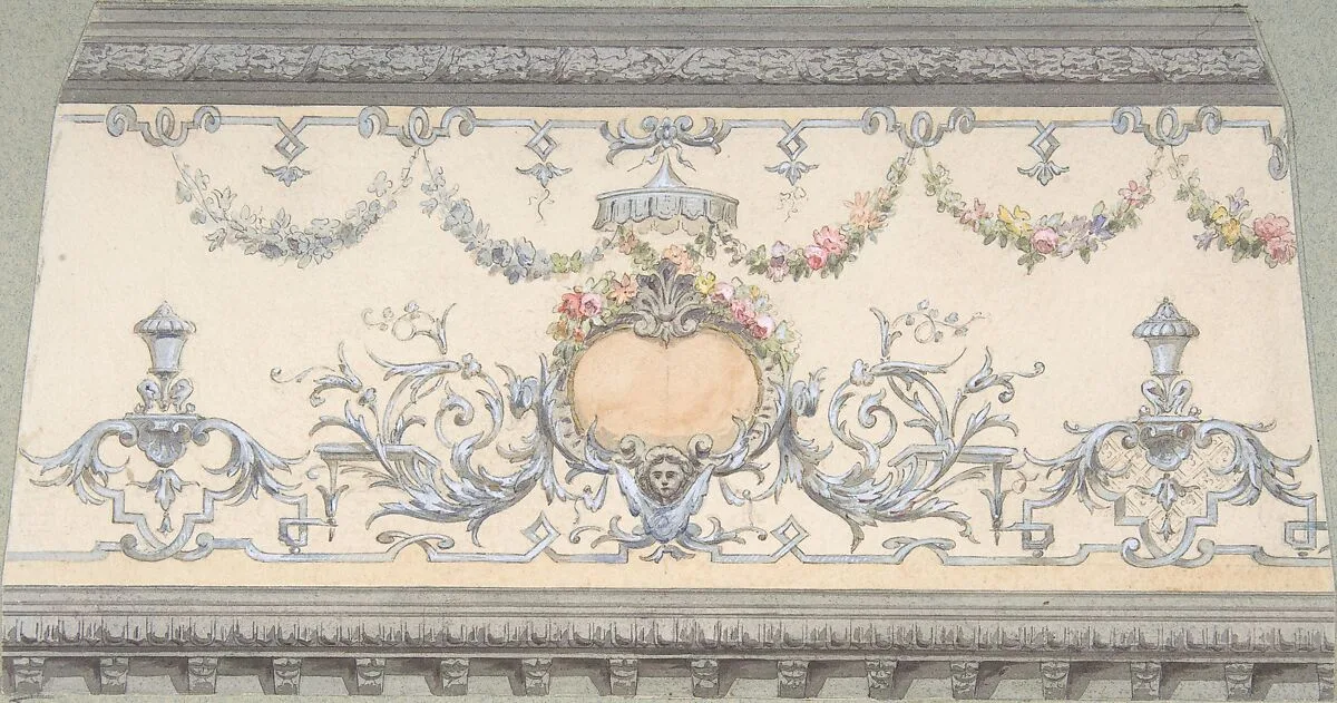 Design for Cove Section — Jules-Edmond-Charles Lachaise|Eugène-Pierre Gourdet