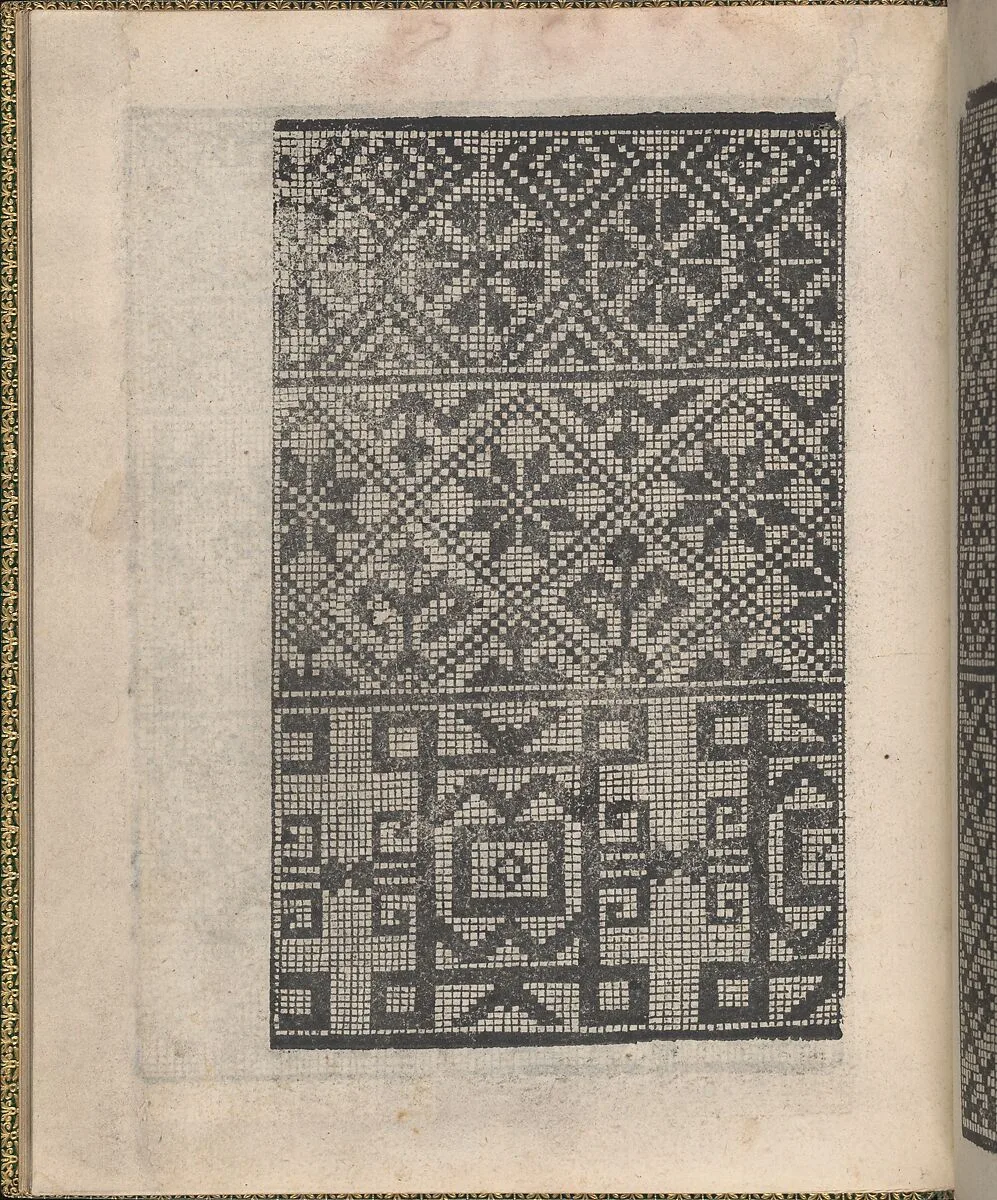 Ornamento delle belle & virtuose donne, page 14 (verso) — Matteo Pagano|Lloyd, Wallis & Lloyd