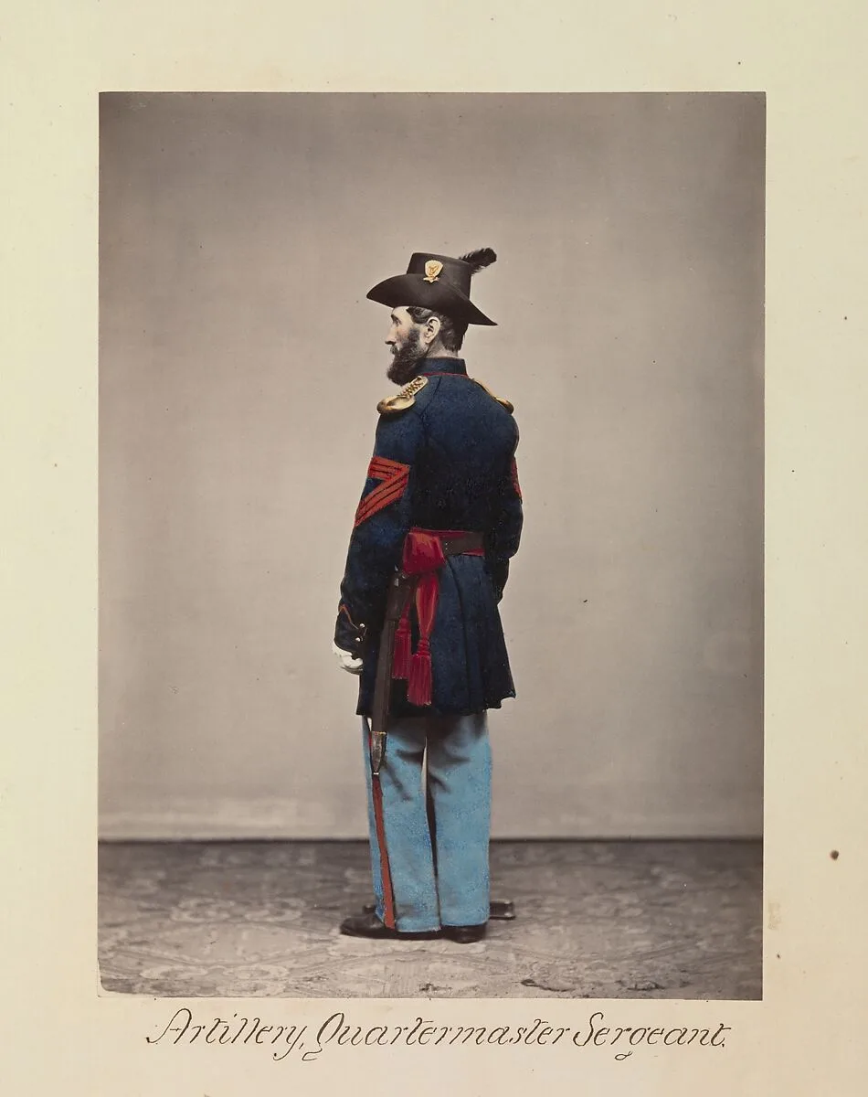 Artillery, Quartermaster Sergeant — Oliver H. Willard