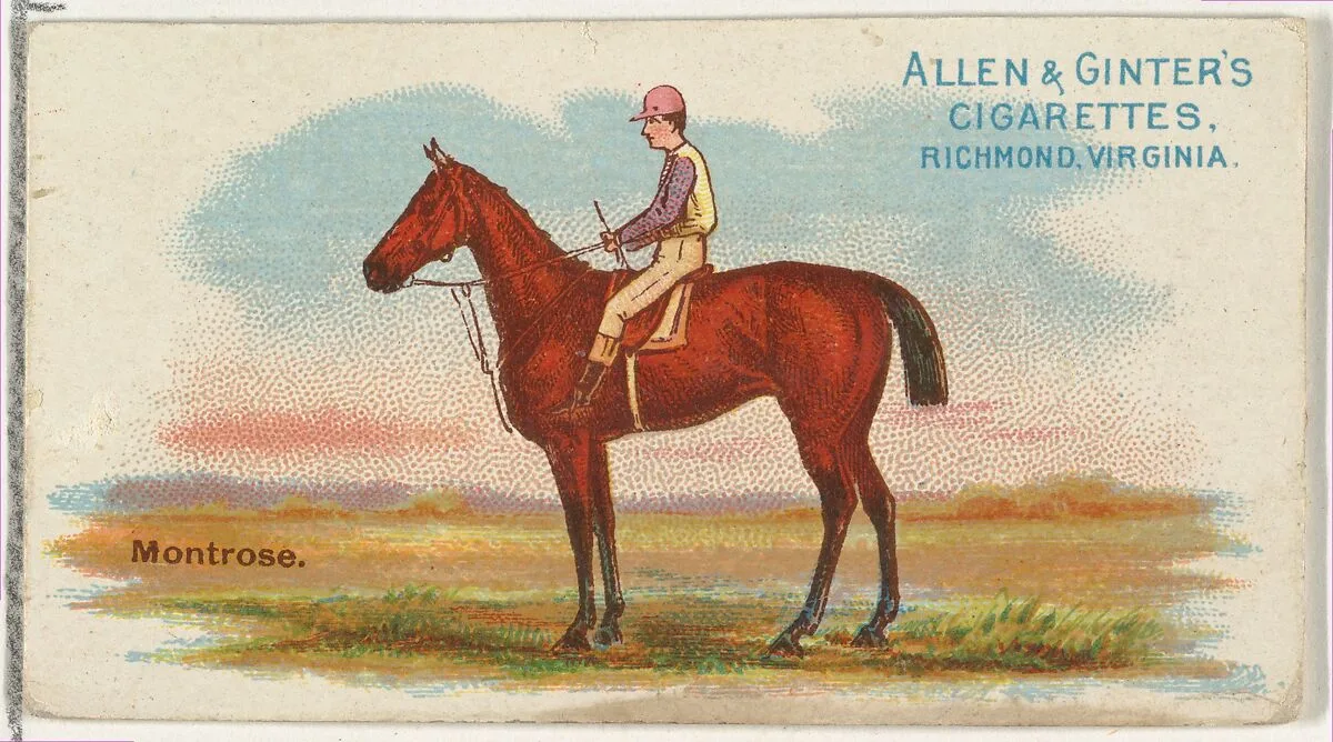 Montrose, from The World's Racers series (N32) for Allen & Ginter Cigarettes — Allen & Ginter|Lindner, Eddy & Claus