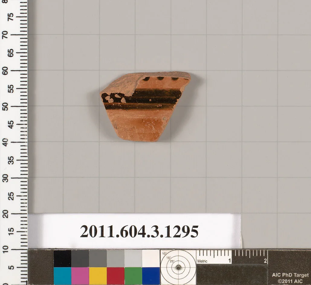 Terracotta fragment of a skyphos (deep drinking cup) — Unknown
