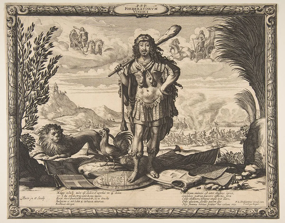 Louis XIII as Hercules — Abraham Bosse|François Langlois