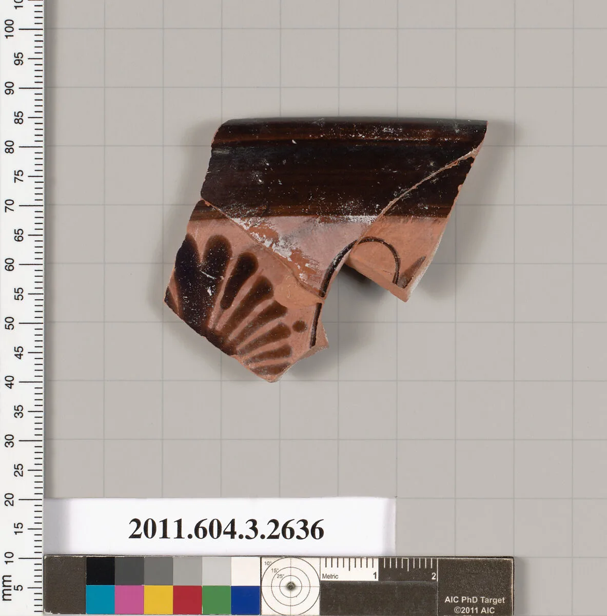 Terracotta rim fragment of a skyphos (deep drinking cup) — Unknown