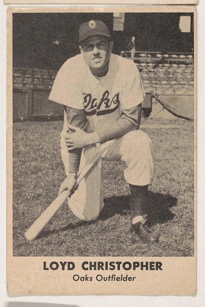 Loyd Christopher, from the Oakland Baseball Players (Oaks) series (D317), issued by Sunbeam Bread and Remar Bread — Remar Baking Company|Sunbeam Bread