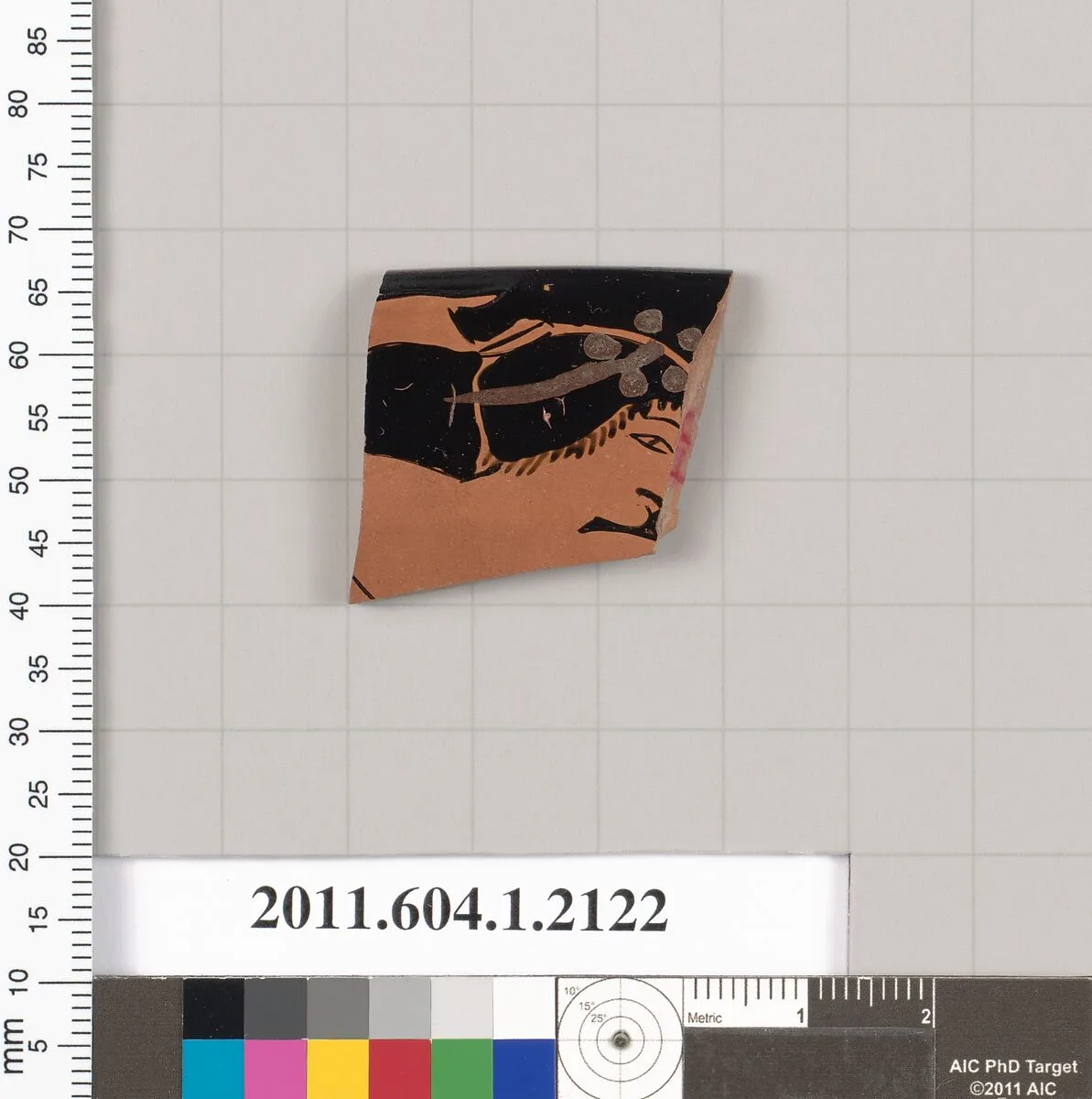 Terracotta rim fragment of a kylix (drinking cup) — Unknown