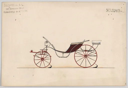 Design for Pony Phaeton, no. 3240a