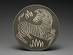 Sgrafitto plate with Zebra — Waylande Gregory