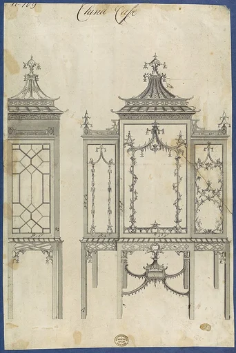 China Case, from Chippendale Drawings, Vol. II